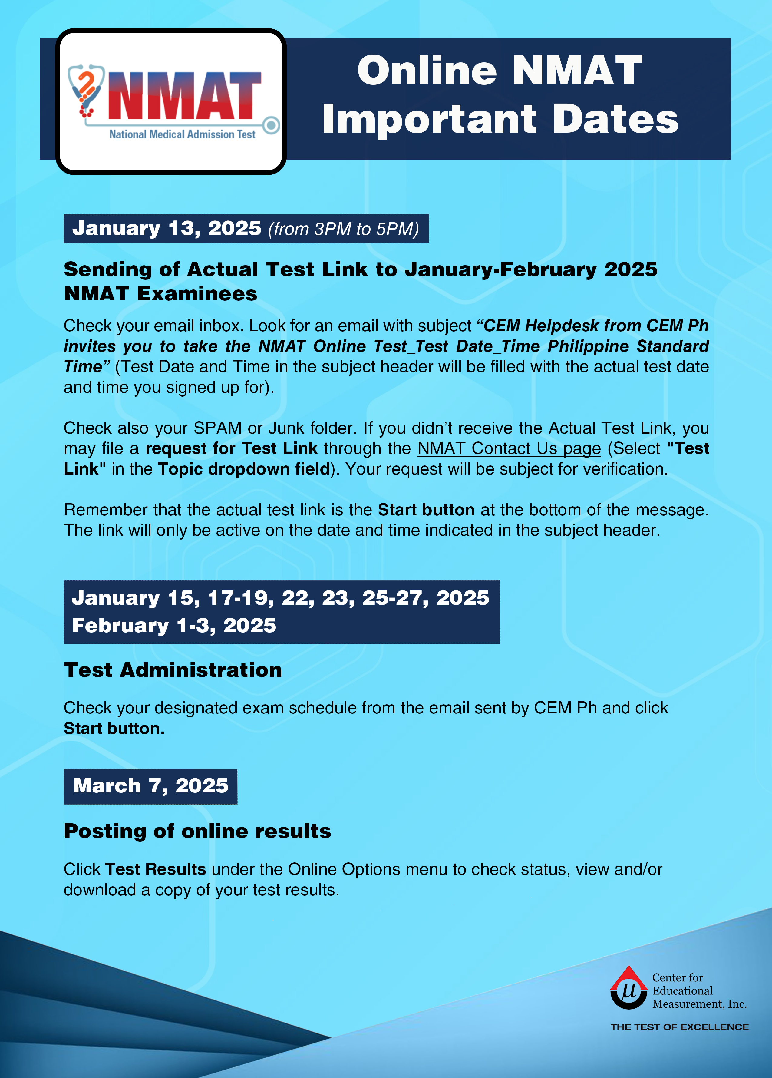 JanFeb2025 Fina Reminder Important Date